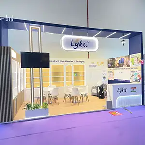 Lykis exhibition stand construction at Beauty Istanbul 2026 in Istanbul, Turkey