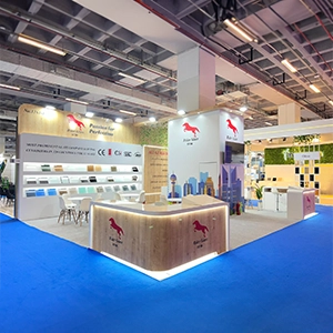 RIDER GLASS exhibition stand construction at EURASIA GLASS ISTANBUL 2025 in ISTANBUL, TURKEY