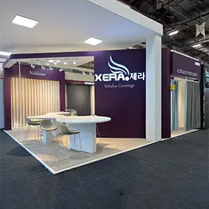XERA exhibition stand construction at R+T TURKEY 2025 in ISTANBUL, TURKEY